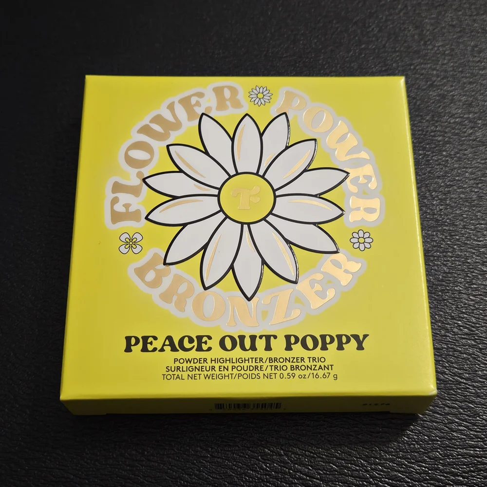 Trixie Cosmetics Peace Out Poppy Flower Power Powder Highlighter/Bronzer Trio